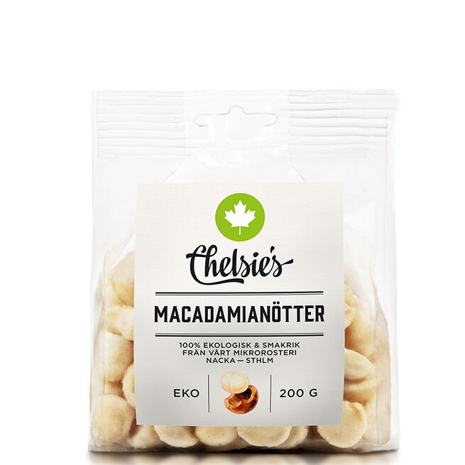 Chelsies Organic Gourmet Products Macadamianötter 200 g